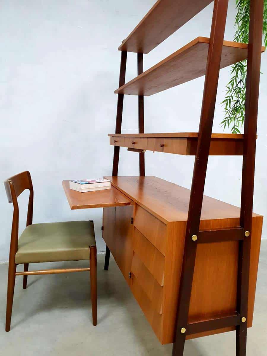 Swedish vintage design room divider desk cabinet wall unit bureau |