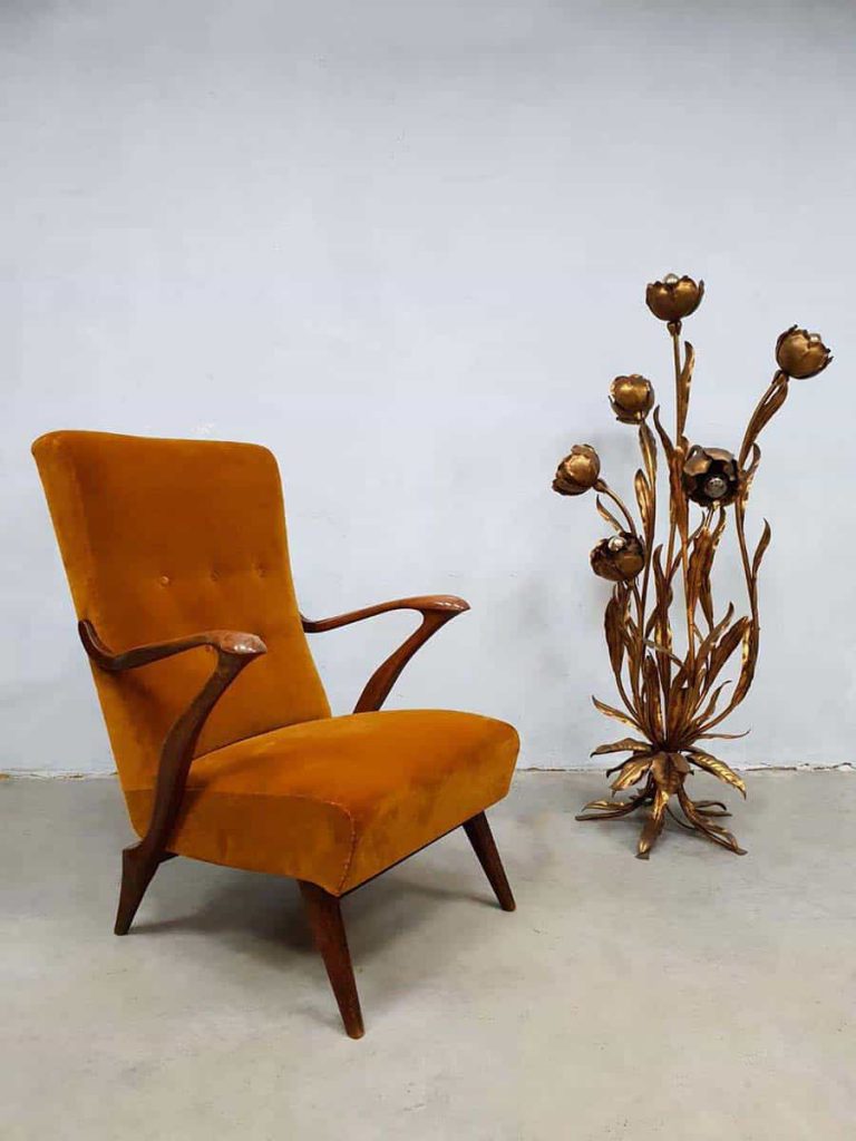 Midcentury modern armchair Danish design lounge fauteuil ‘pure luxury’
