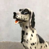 kunststof beeld hond dog vintage