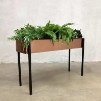 Vintage design copper plant stand plantenbak plantenstandaard 'Glamour'
