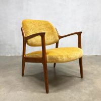 vintage design lounge fauteuil arm chair velvet deense stijl