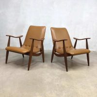 Arm chair lounge chair stoel fauteuil midcentury modern vintage Webe Louis van Teeffelen
