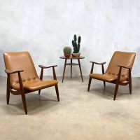 Midcentury modern arm chair Webe Louis van Teeffelen Dutch vintage design lounge fauteuil