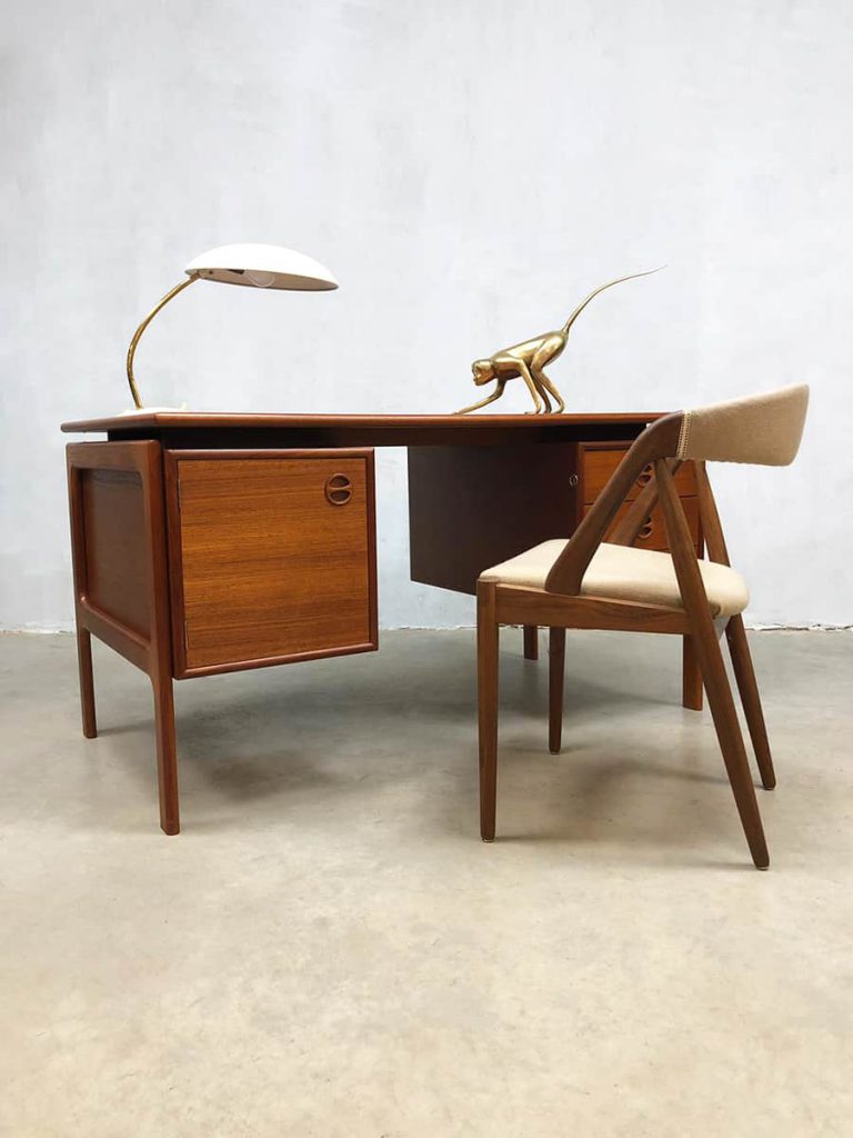 Vintage Danish design writing desk Arne Vodder GV Mobler bureau