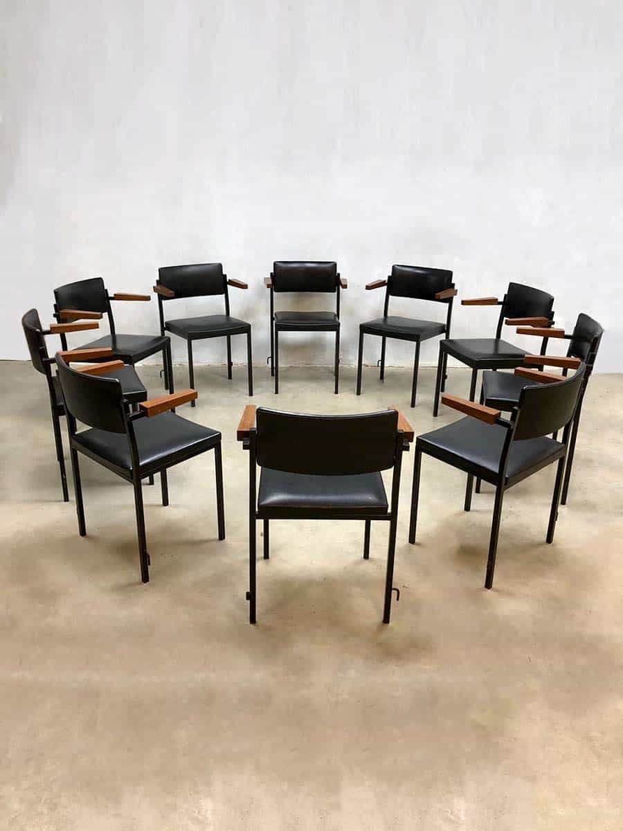 Heel boos Ideaal theorie Vintage industriële eetkamerstoelen stoel Industrial dining chairs  'Minimalism' | Bestwelhip