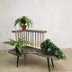 Vintage fifties plant stand plantenstandaard 'marble effect'