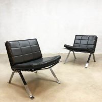 Vintage Madmen lounge chairs fauteuils Hans Eichenberger Girsberger 1600