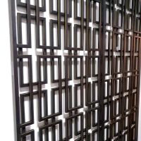 brutalism room divider paravan metalen scheidingswand object