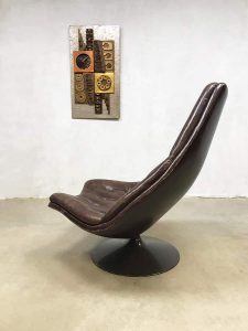 midcentury modern swivel chair Harcourt Geoffrey Dutch design