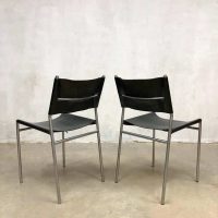 vintage Dutch design dining chairs eetkamerstoelen SE06 Martin Visser Spectrum
