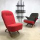 Vintage Dutch design Congo & Pinguin chair Theo Ruth Artifort