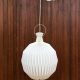 Danish modernist design pendant lamp 'the lantern' plissé lamp le Klint
