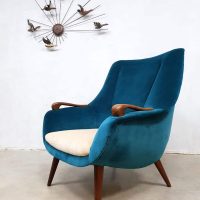 vintage lounge fauteuil teddy chair jaren 50 midcentury design