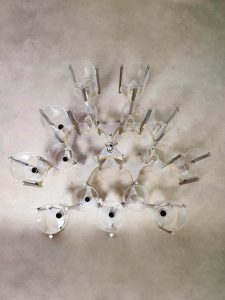 midcentury Italian design chandelier kroonluchter Sciolari