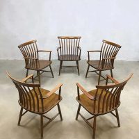 vintage eetkamerstoelen Akerblom Zweden design chairs