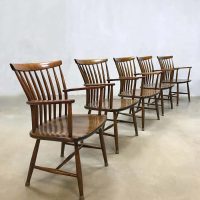 Vintage Swedish design dining chairs Bengt Akerblom eetkamerstoelen