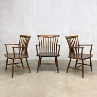 vintage Swedish design dining chairs eetkamerstoelen