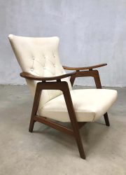 vintage retro wing back chair armchair Danish style