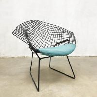 Vintage design wire chair diamond chair Harry Bertoia fauteuil 421 Knoll international