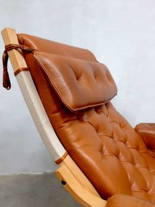 Lounge chair fauteuil Scandinavian vintage design Scandinavisch Bruno Mathsson