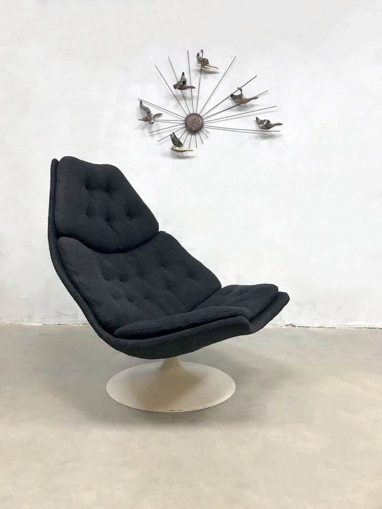 Dutch design swivel chair draaifauteuil F511 Geoffrey Harcourt Artifort