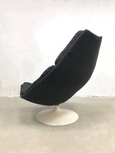 Dutch vintage design swivel chair draaifauteuil F511 Geoffrey Harcourt Artifort draaistoel