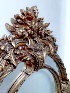 Midcentury design french baroque mirror antique vintage spiegel 2