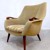 Vintage Dutch design easy chair arm chairs lounge fauteuil retro