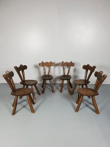 vintage design chairs Alexandra Noll stoelen