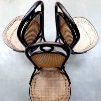 Franse vintage design eetkamerstoelen French dining chairs Thonet