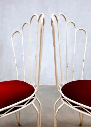 Vintage garden set wire chairs patio tuinset 'la Parisienne'