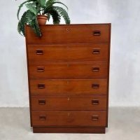 Danish design cabinet chest of drawers Scandinavian design teak wood ladekast