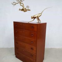 Deense vintage design ladekast Danish chest of drawers