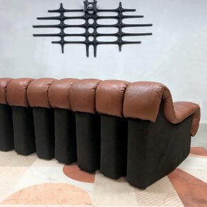vintage design lounge bank modulair de Sede snake sofa modular ds 600