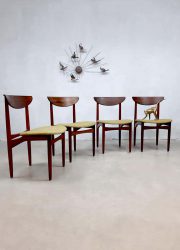 Vintage design dining chairs eetkamerstoelen Kurt Ostervig rosewood