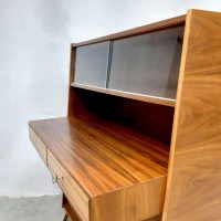 midcentury modern design cabinet kast desk bureau Scandinavian style