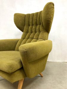 Midcentury Danish design oorfauteuil wingback chairs