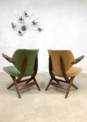 vintage Dutch design armchair Pelican fauteuil Webe