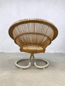 midcentury design Jan Dirk Rol fauteuil Janine Abraham bamboo stoel