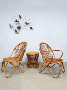 vintage dutch rotan stoelen rattan chairs bohemian