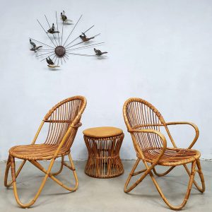 vintage dutch rotan stoelen rattan chairs bohemian