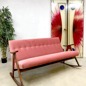 Vintage Scandinavian design rocking sofa schommel bank