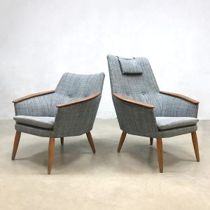 Vintage Dutch design armchairs fauteuils Bovenkamp Madsen & Schubell