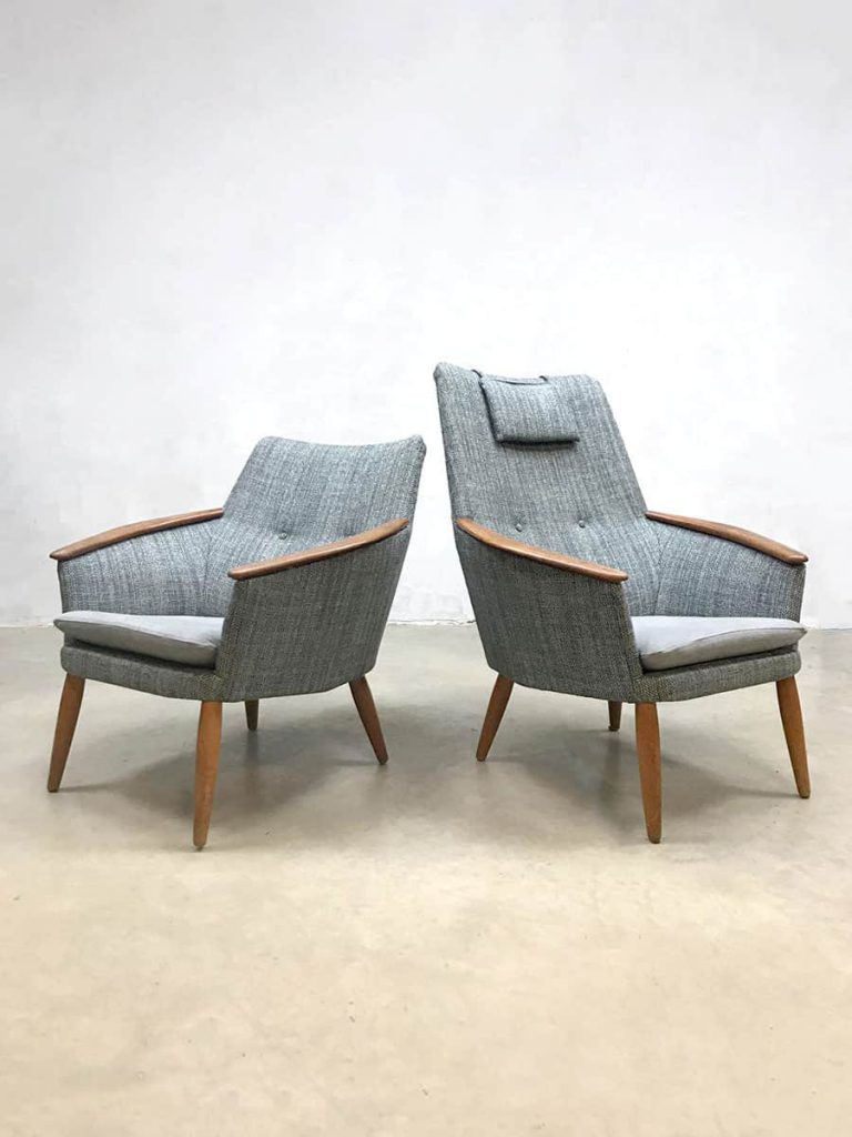 Vintage Dutch design armchairs fauteuils Bovenkamp Madsen & Schubell