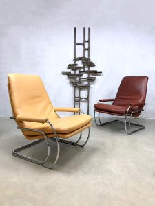 vintage seventies easy chairs armchair Jan de Bouvrie Gelderland