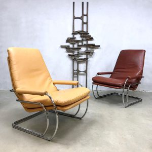 vintage seventies easy chairs armchair Jan de Bouvrie Gelderland