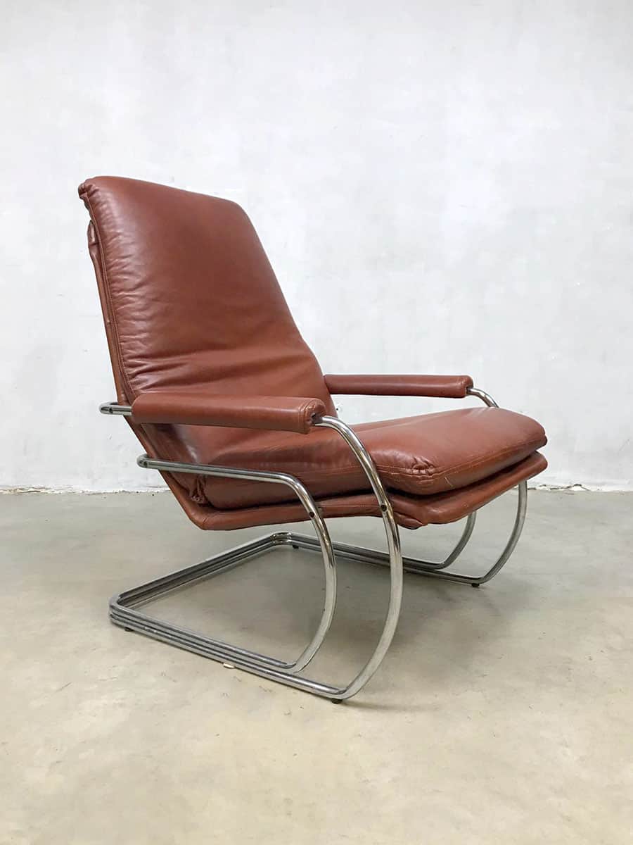 het formulier tiran vorm Vintage Dutch tube armchairs lounge fauteuils Jan des Bouvrie Gelderland |  Bestwelhip