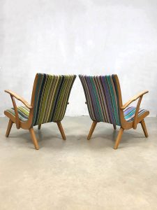 vintage chairs fifties sixties Dutch design armchairs easy chairs