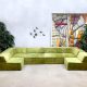 Vintage design modular sofa elementen bank Cor Team Form AG
