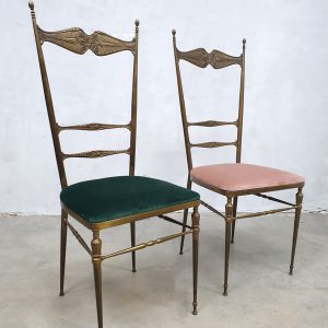 Vintage Italian design dining chairs antique eetkamerstoelen hollywood regency